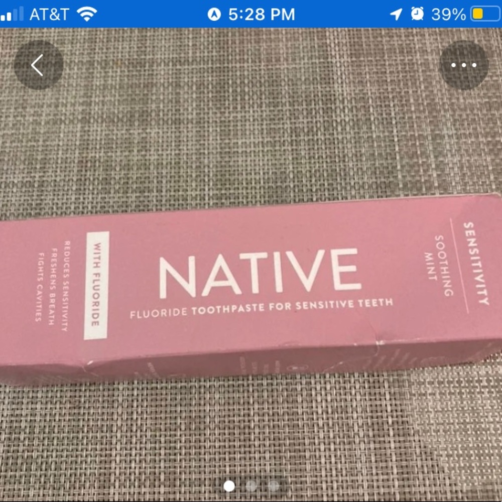 Native Flouride Toothpaste